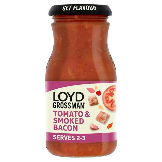 Loyd Grossman Tomato and Smoked Bacon Sauce 350g