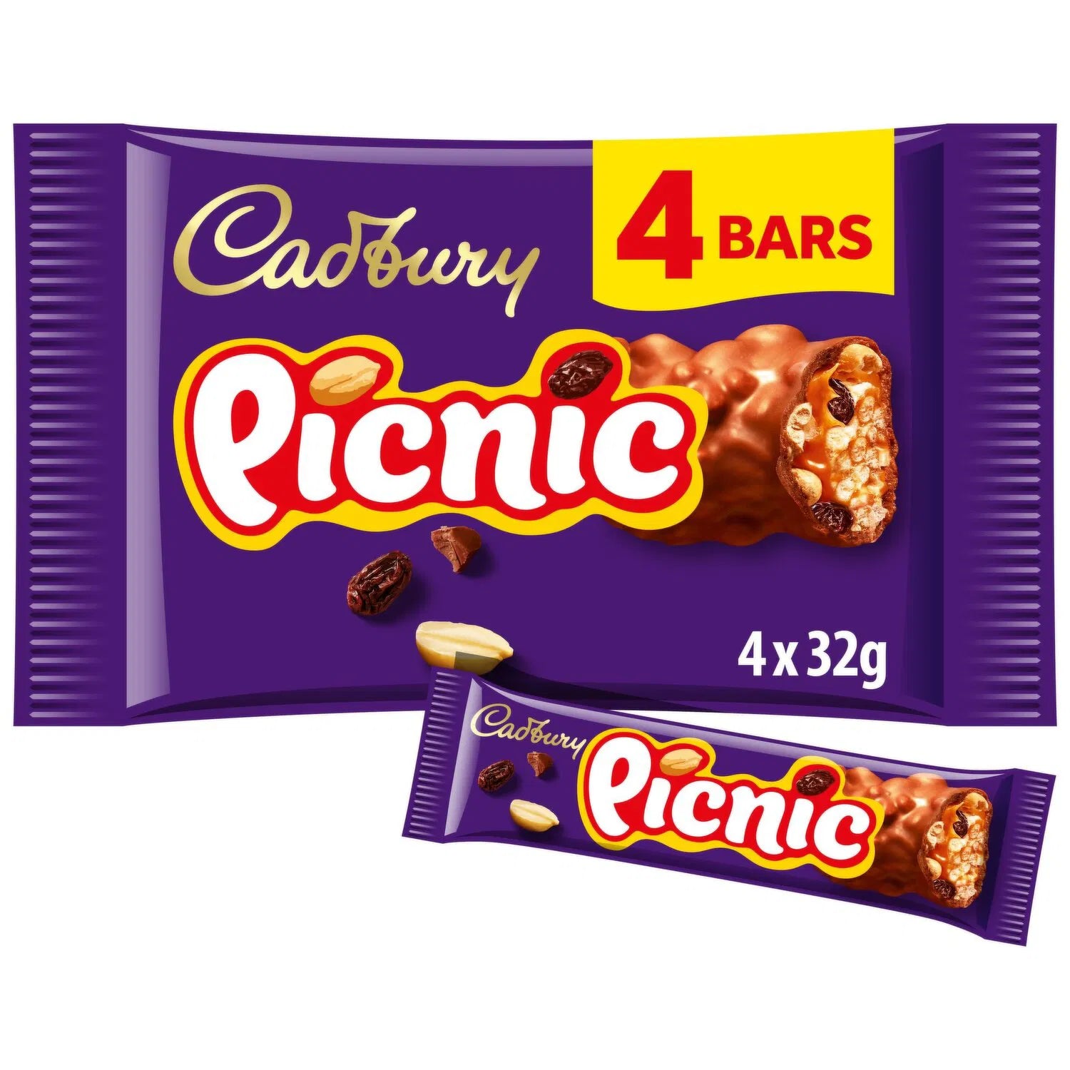 Cadbury Picnic 4 Pack 4*32g 128g