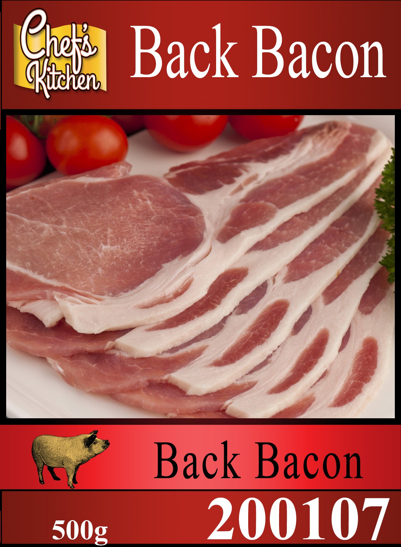 Back Bacon 500g – เบคอนเนื้อสัน