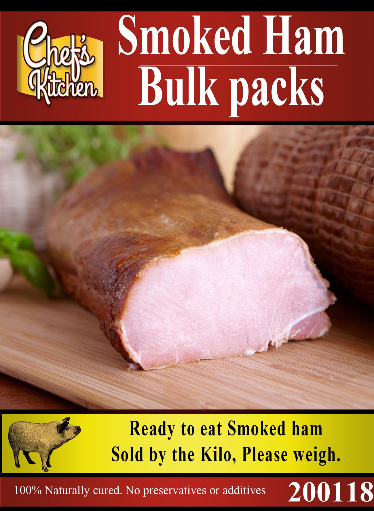 Smoked Ham per/kg (Whole)