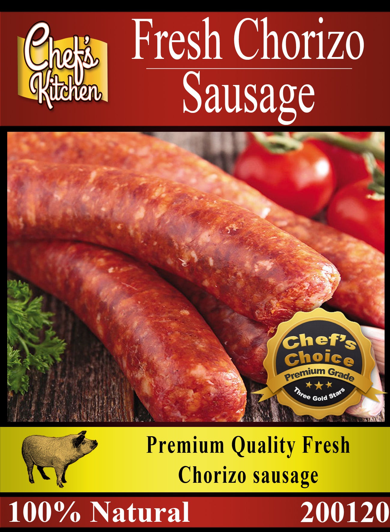 Fresh Chorizo Sausage – (5 links per 500g)
