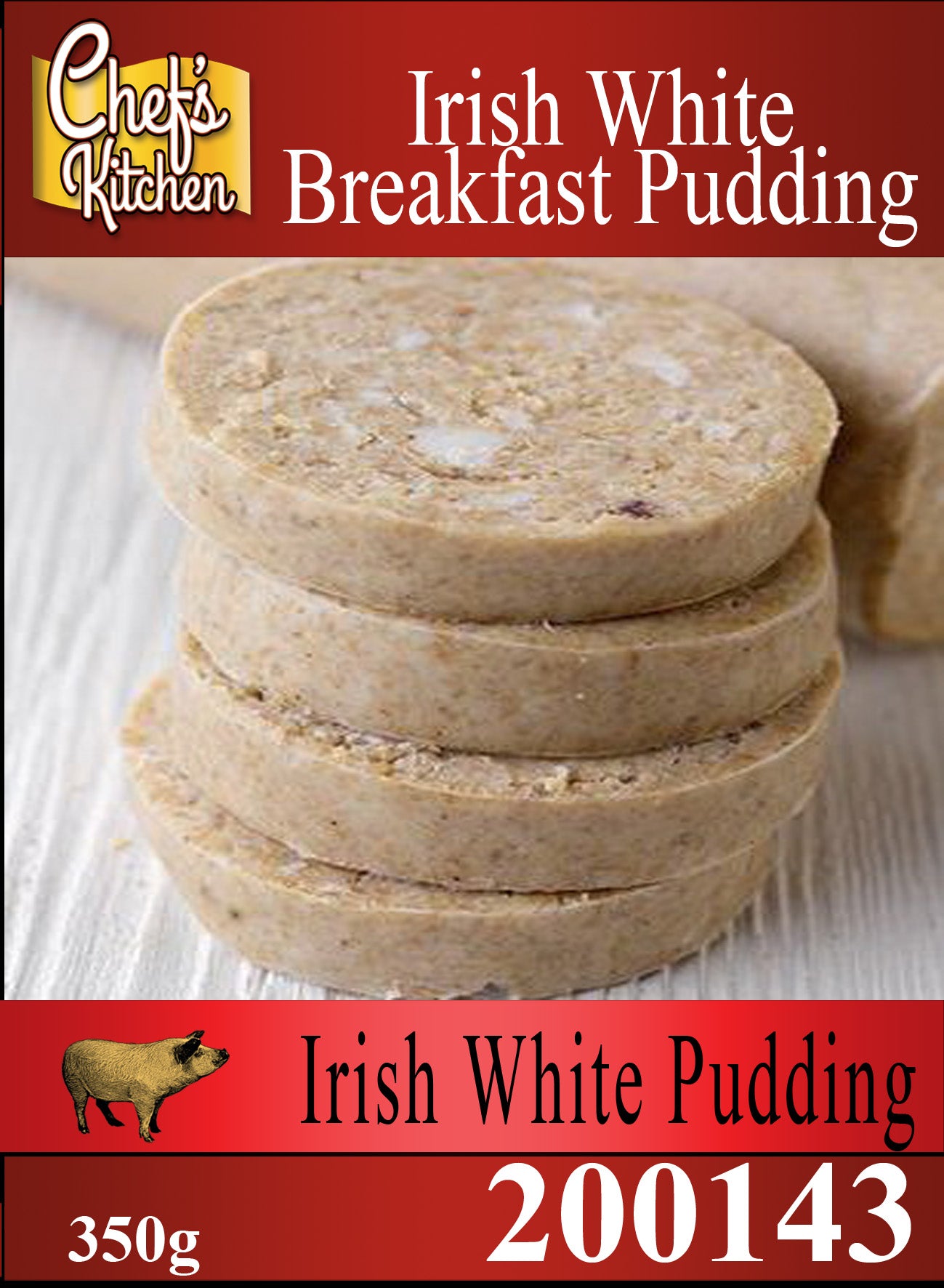 Irish White Pudding 350g