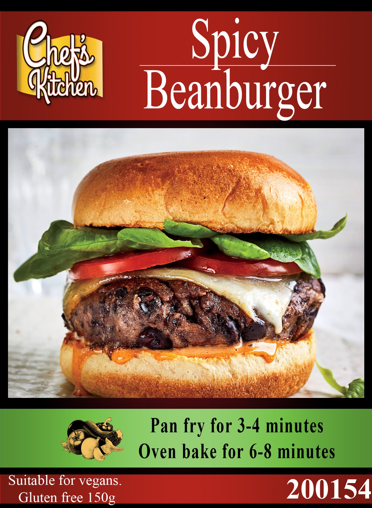 Spicy Bean burger 150g