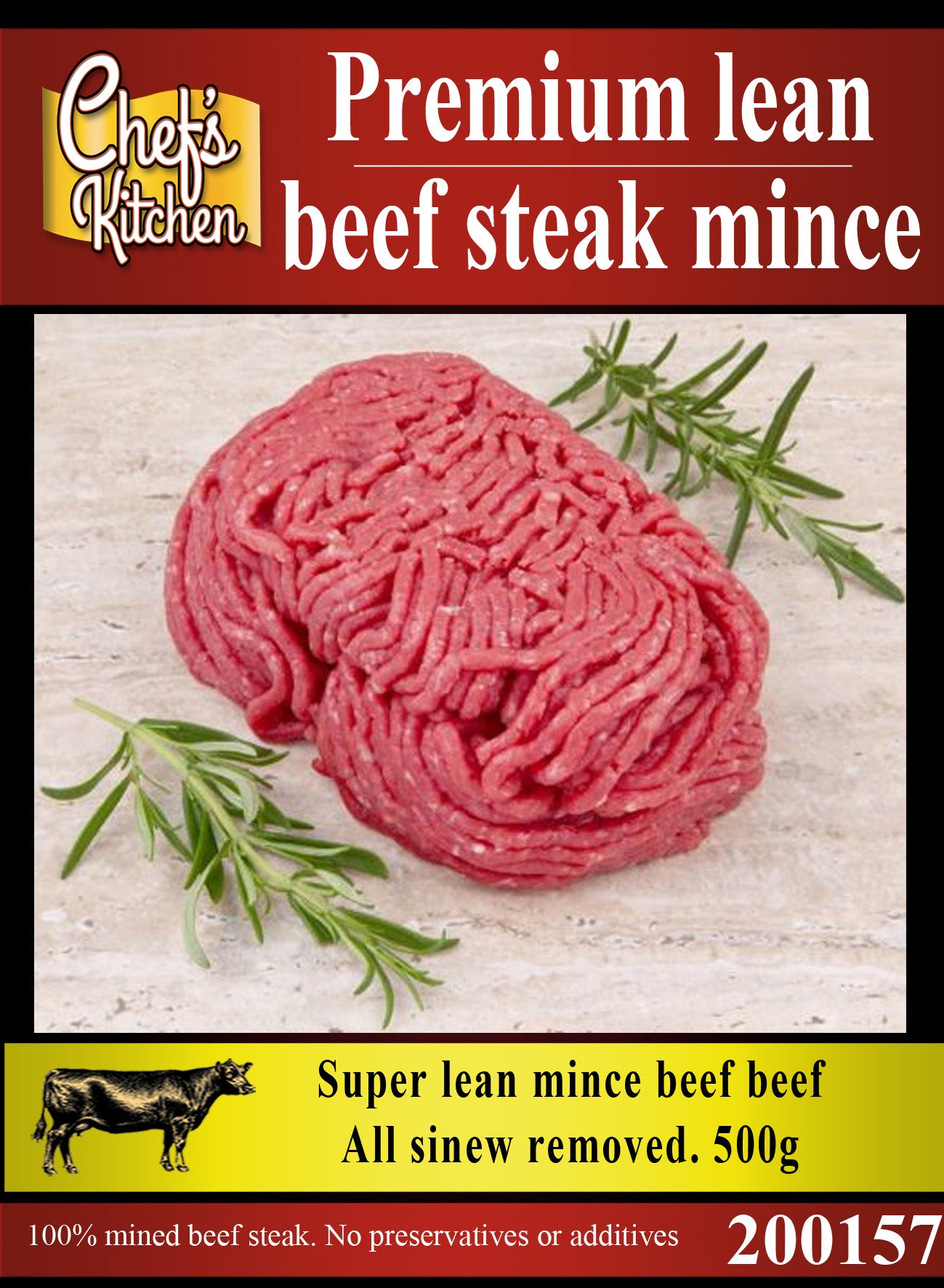 Minced beef (grade A) (Chef's Kitchen product)