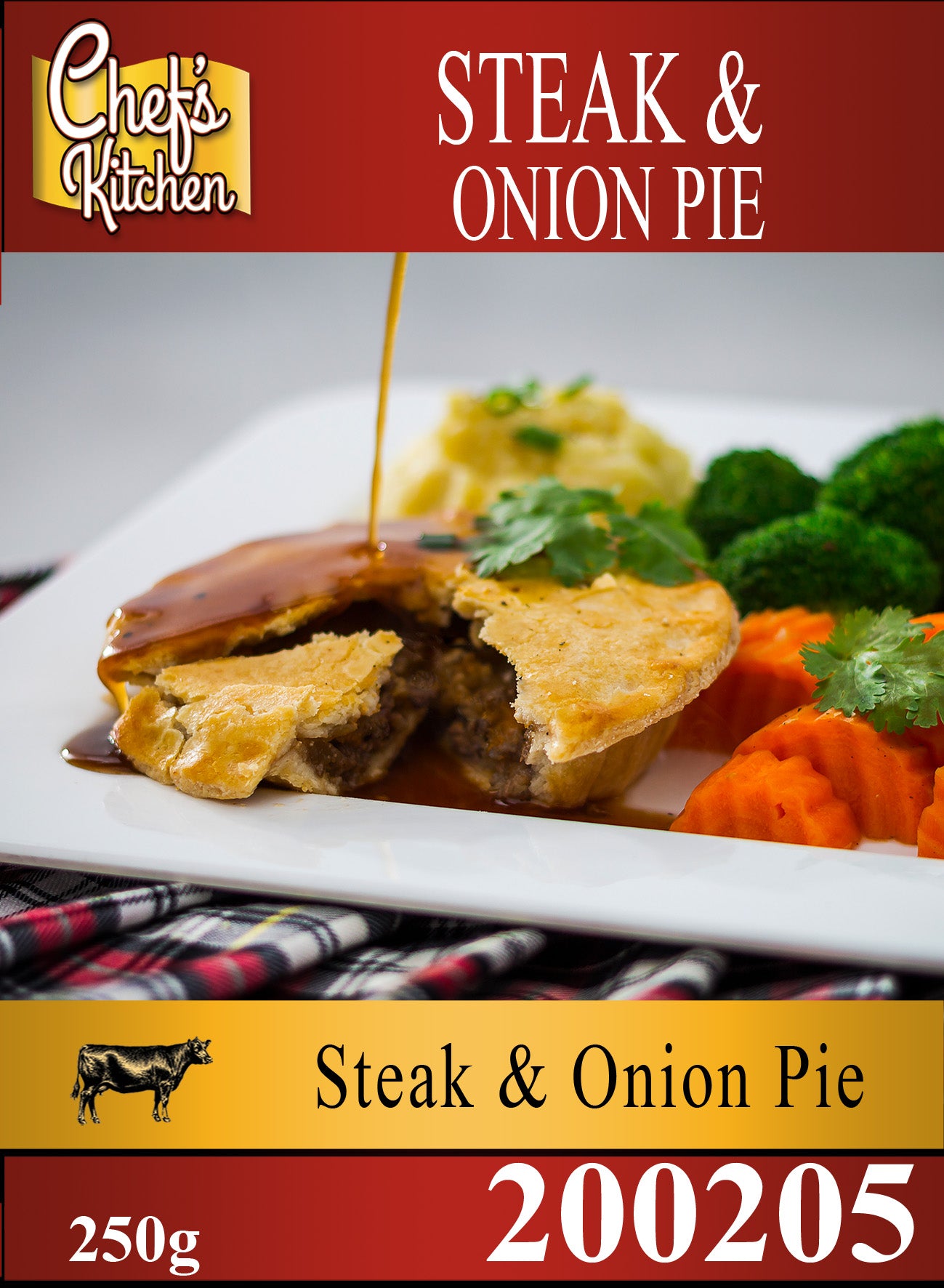 Steak & Onion Pie 5" 250g – พายสเต็กเนื้อวัว+หอม