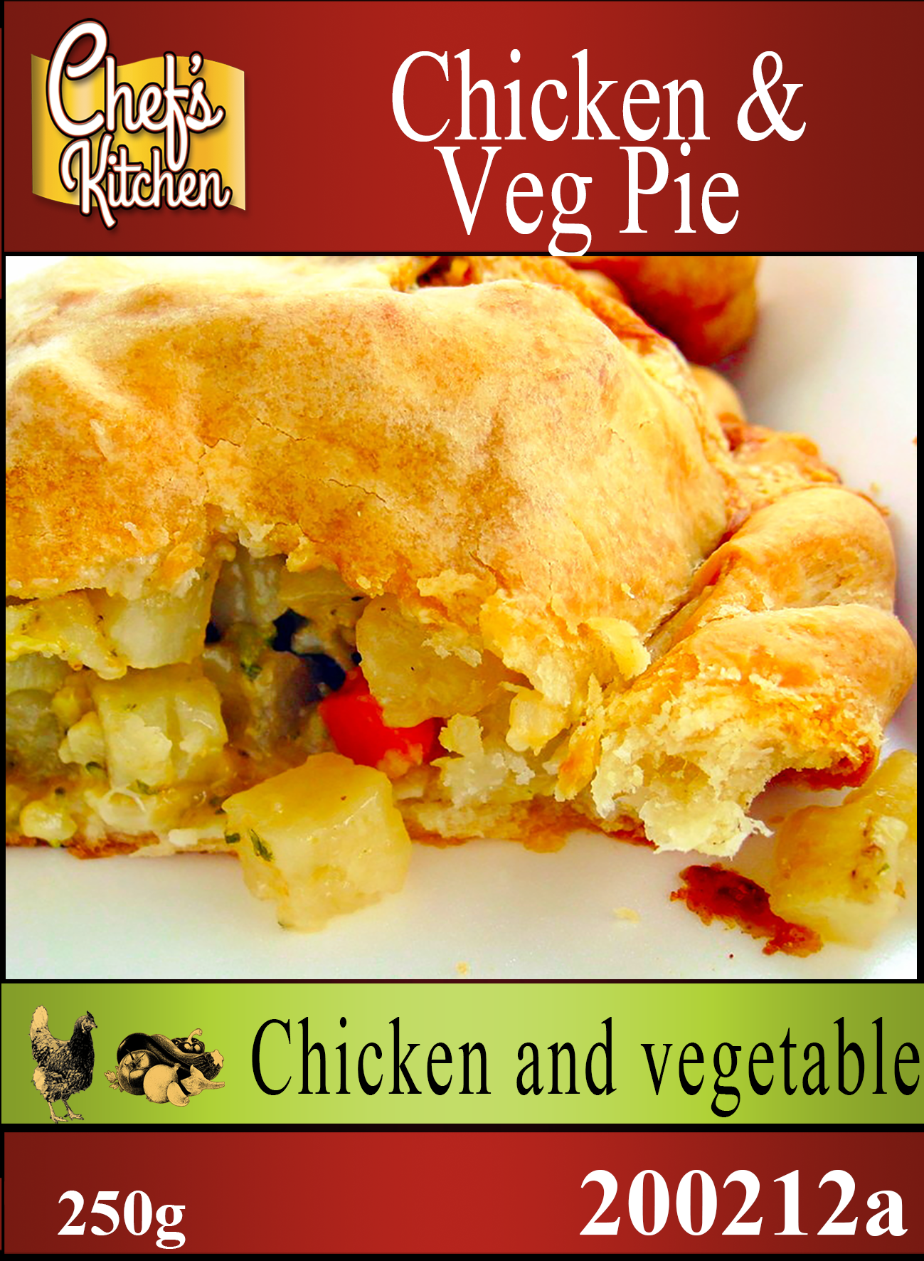 Chicken and Veg Pasty 250g