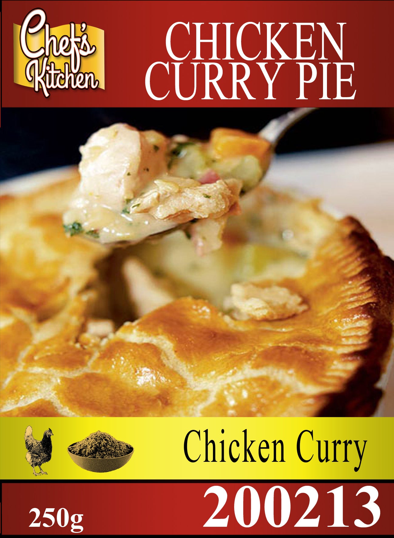Chicken Curry Pie 5" 250g – พาย กะหรี่ไก่