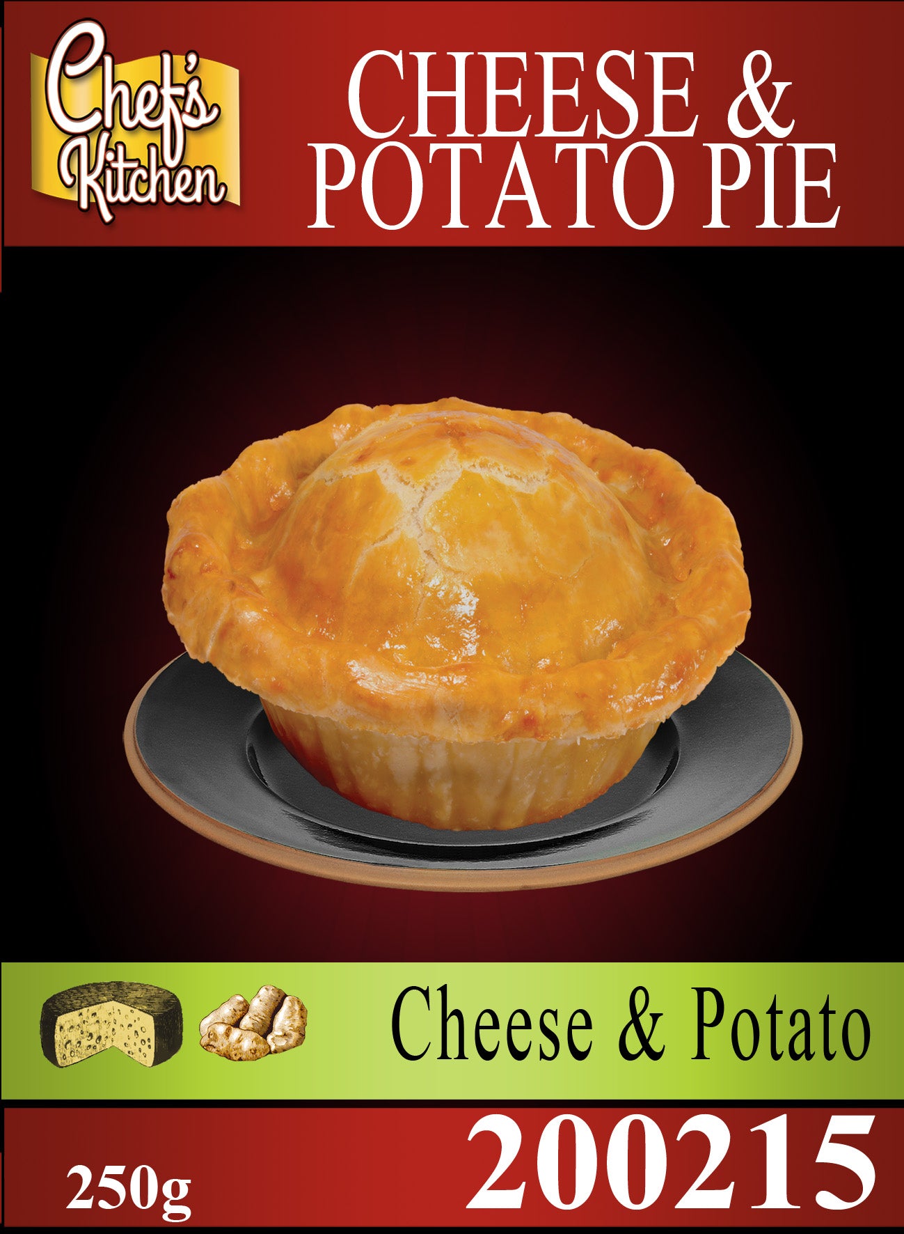Cheese & Potato Pie 5" 250g – มันฝรั่งและชีส