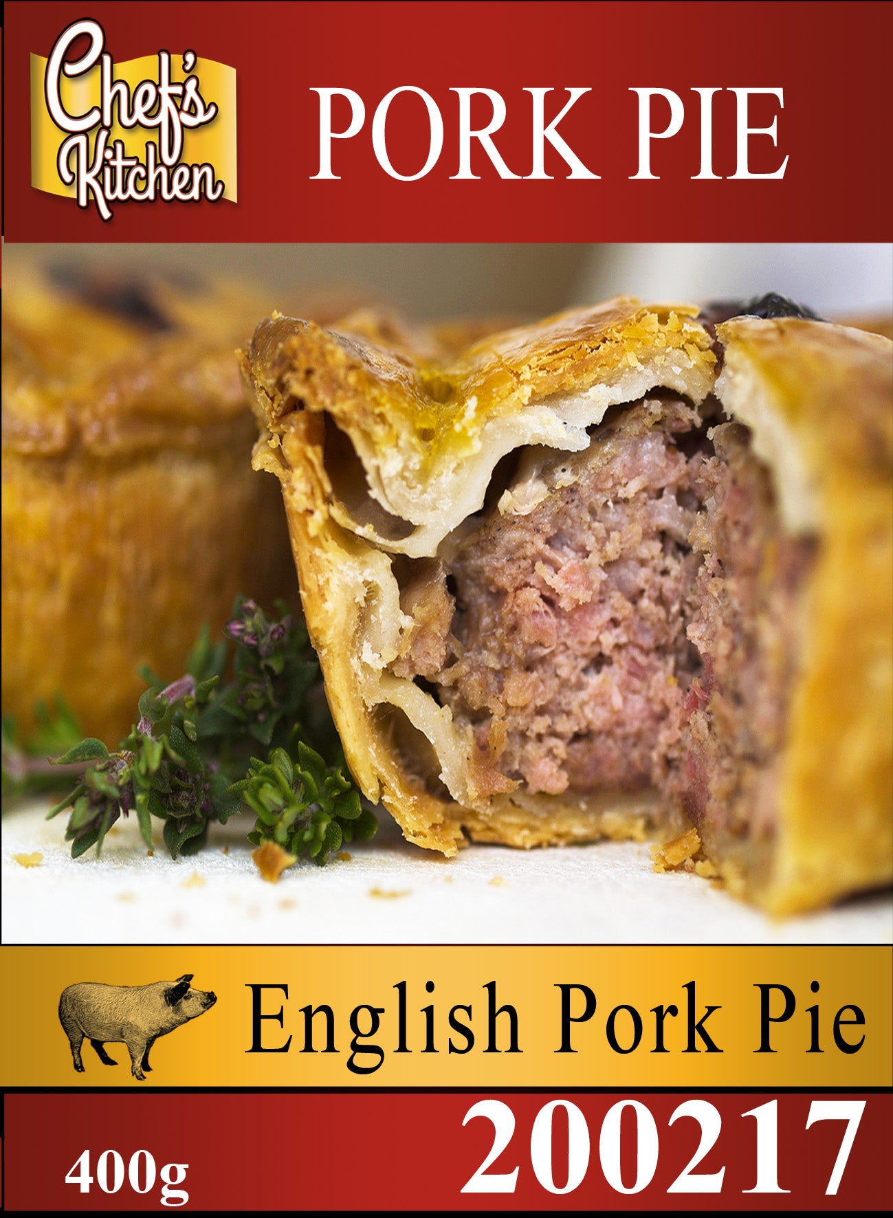 Pork Pie Large 400g (English) – พายหมู