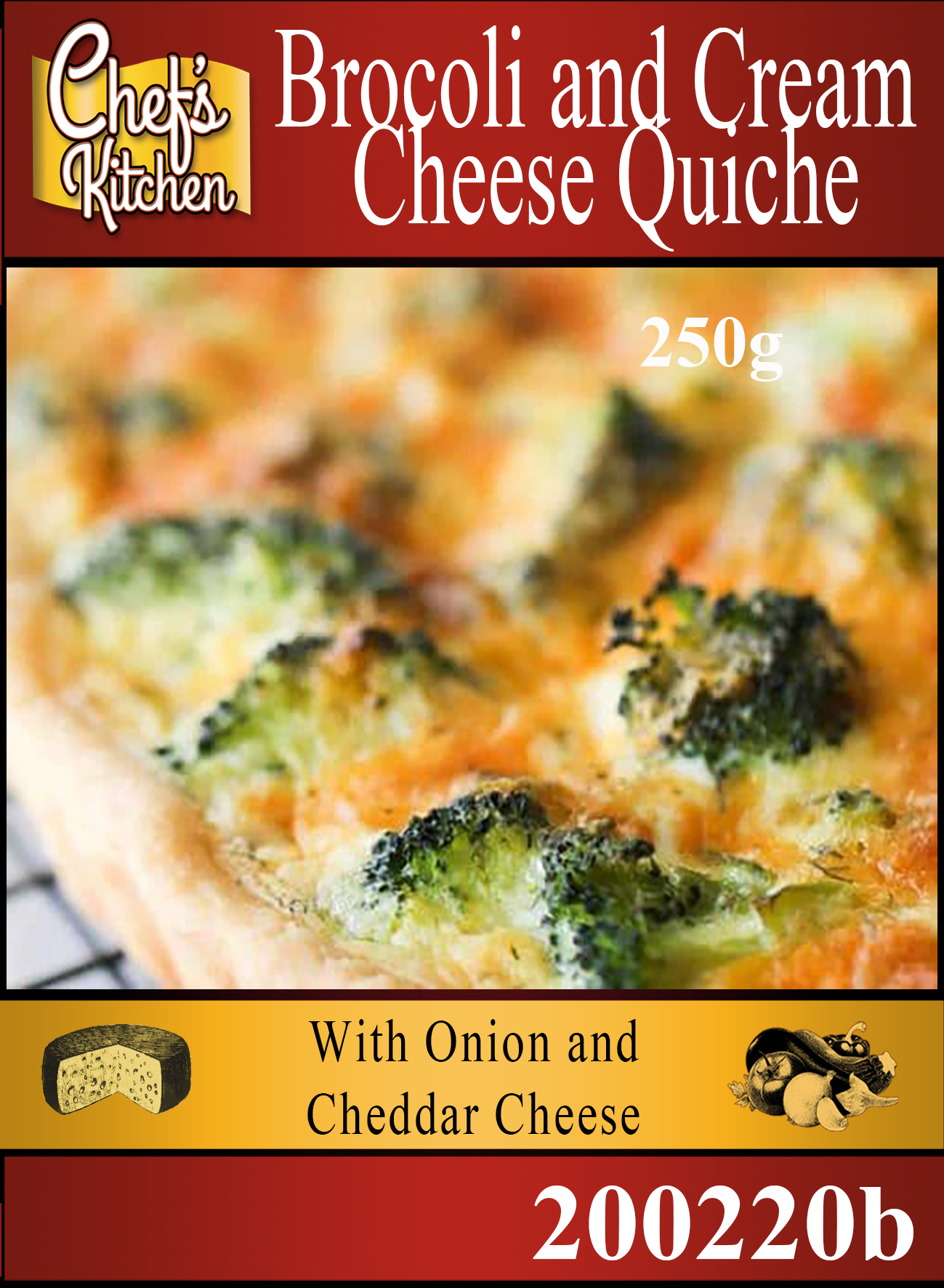 Quiche Broccoli and Cream Cheese 250g