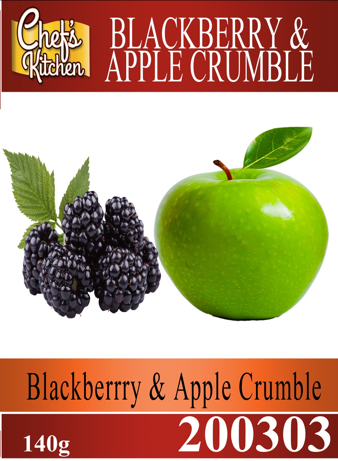 Blackberry & Apple Crumble 140g – แบล็คเบอร์รี่และแอปเปิ้ล ครัมเบิ้ล 140กรัม