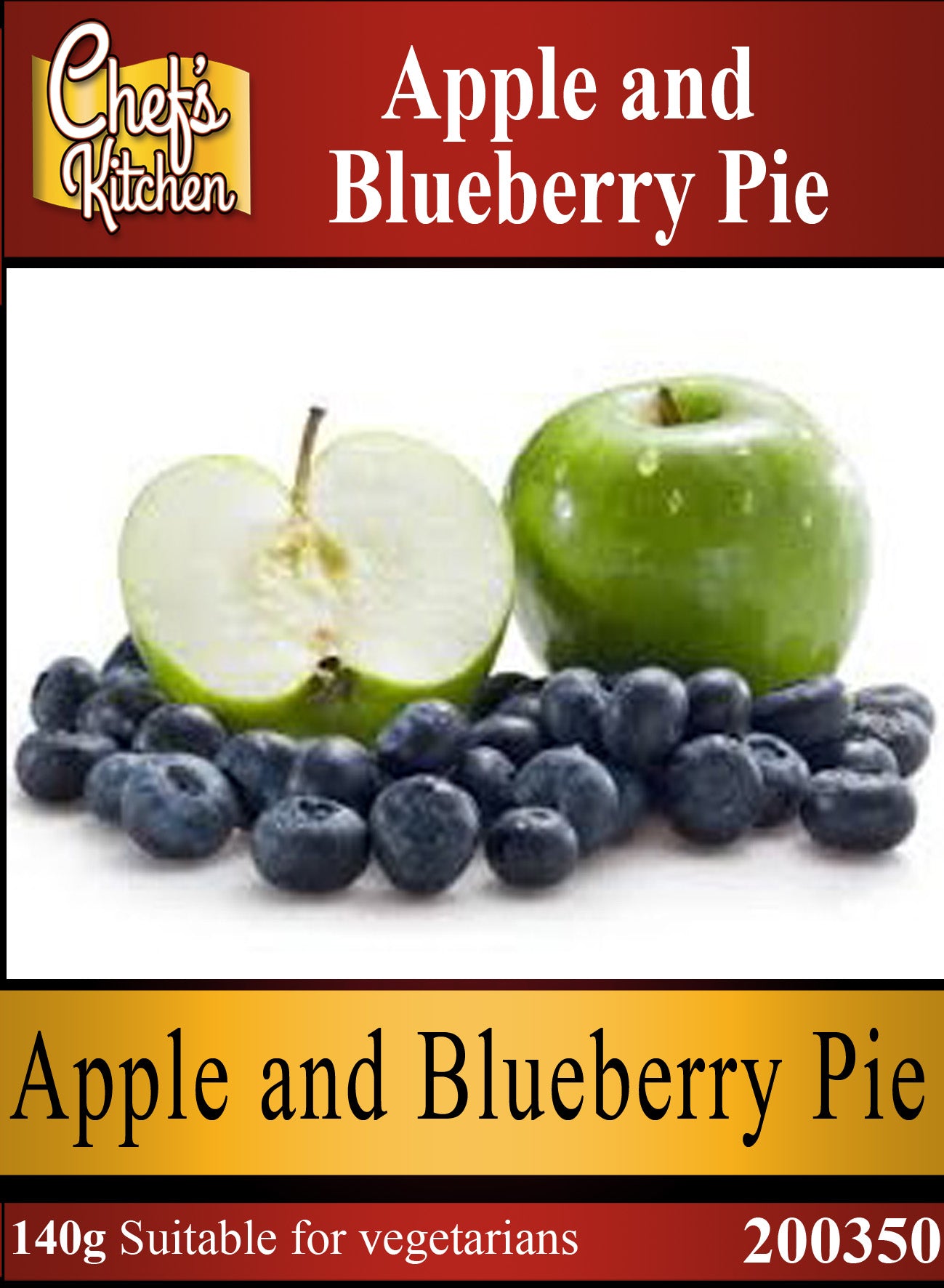 Blueberry and apple pie 110g