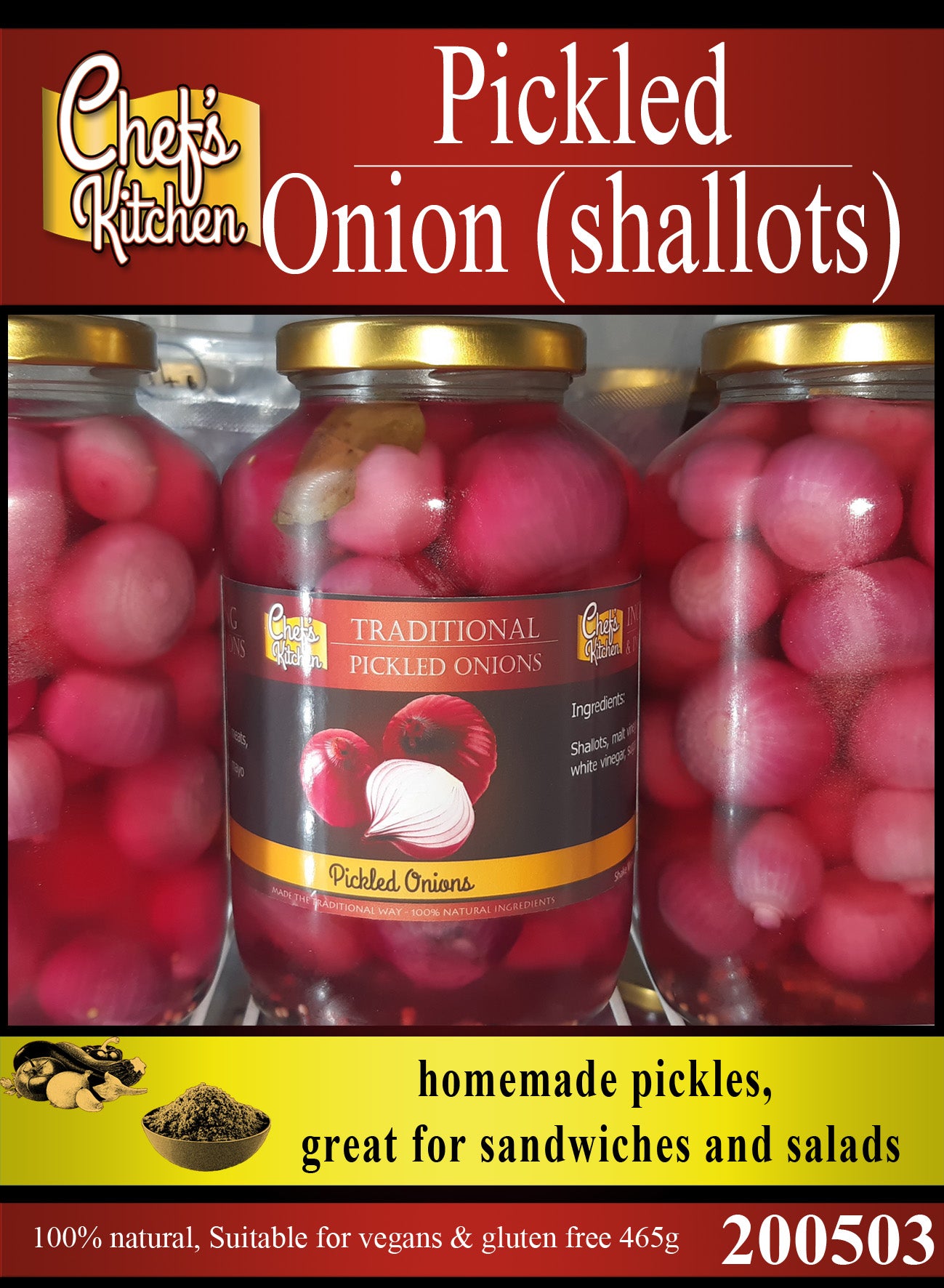 Pickled Onions 680ml - หัวหอมดอง