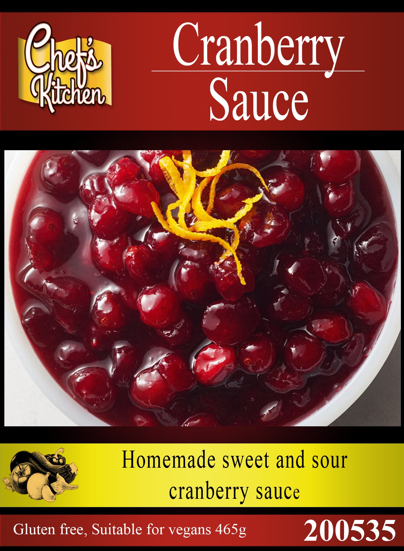 Cranberry Sauce 465ml - แครนเบอร์รี่ ซอส