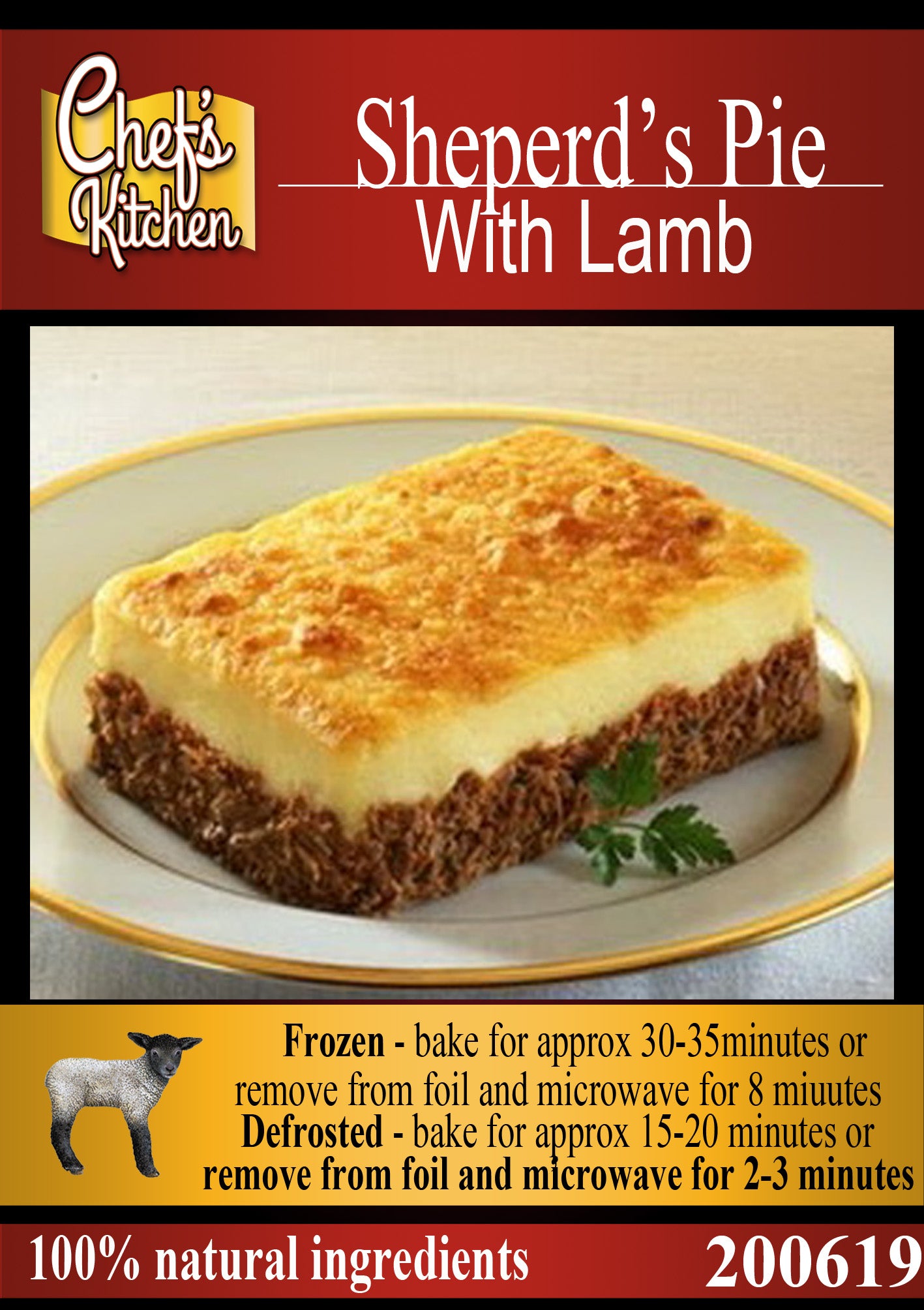 Shepherd’s Pie Lamb 400g