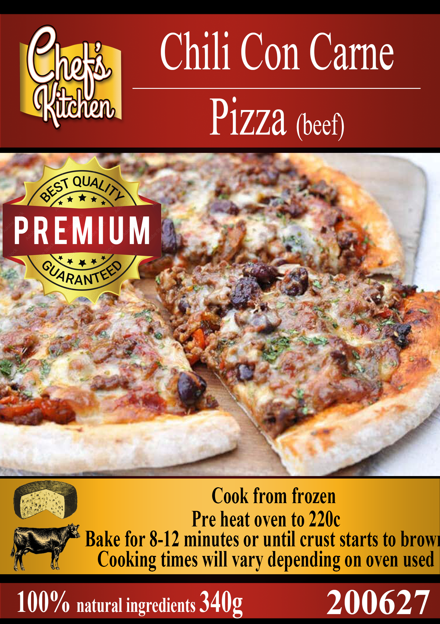 Pizza Chilli Con Carne 10" 340g