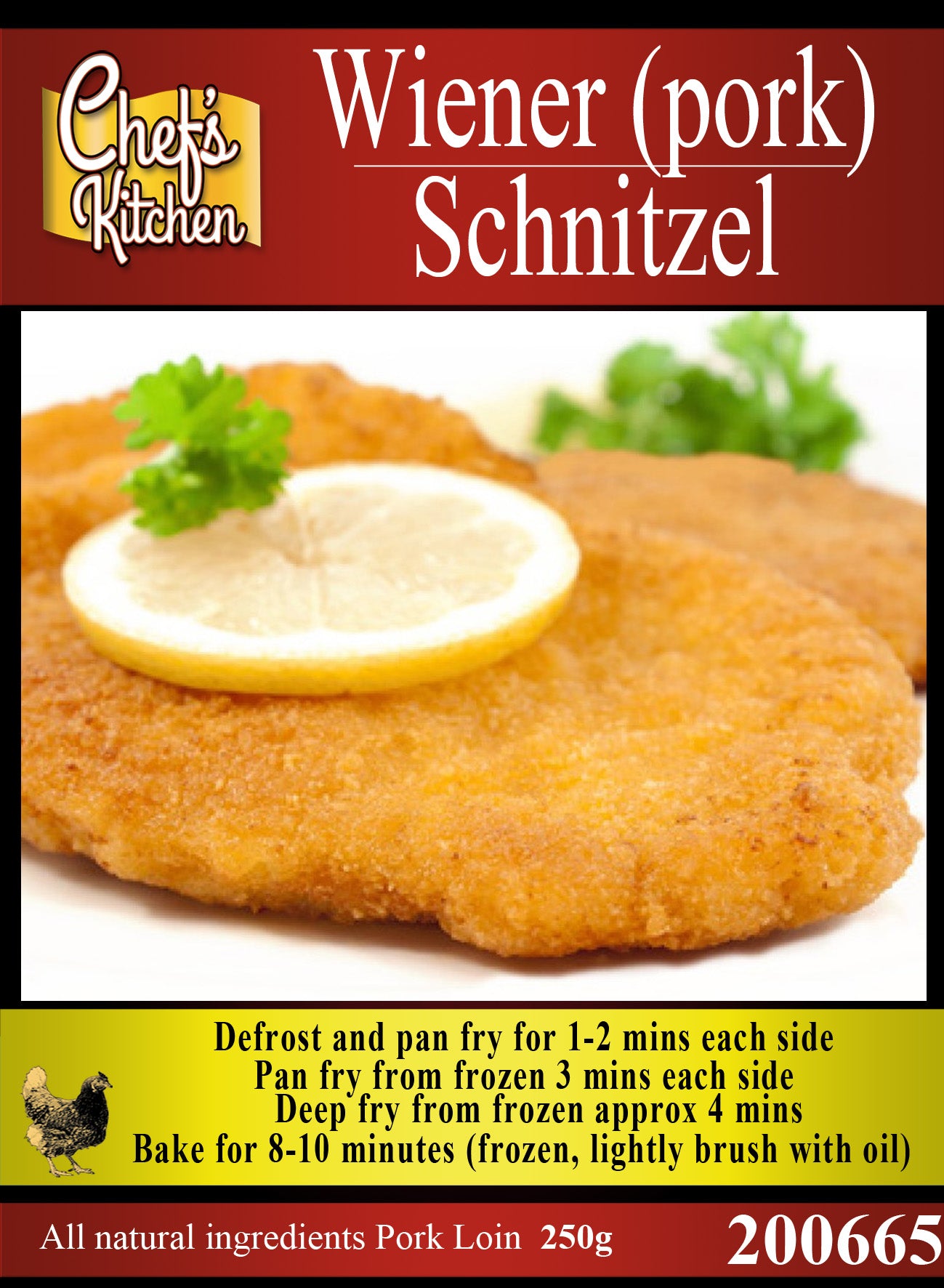 Pork schnitzel 250g