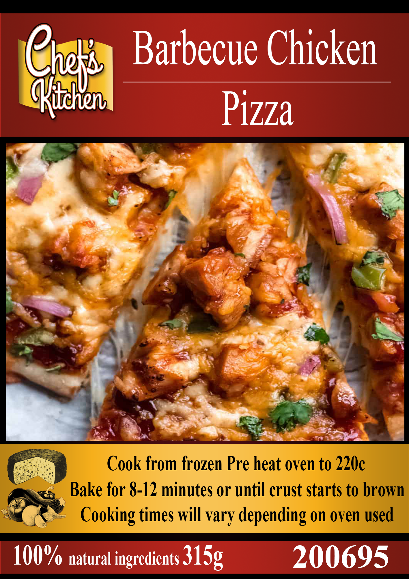 Pizza - BBQ Chicken 320g