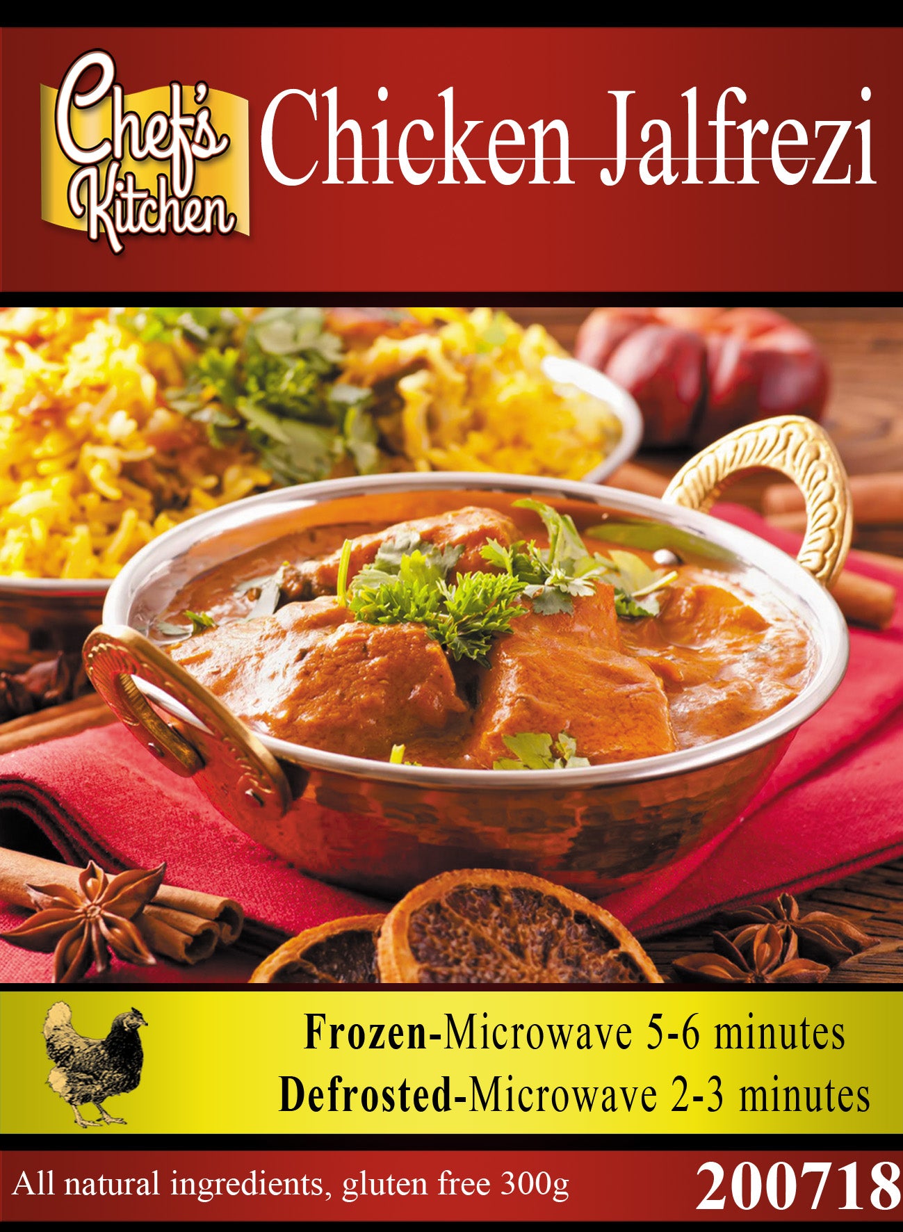 Chicken Jalfrezi 300g – จาเฟซี่ไก่