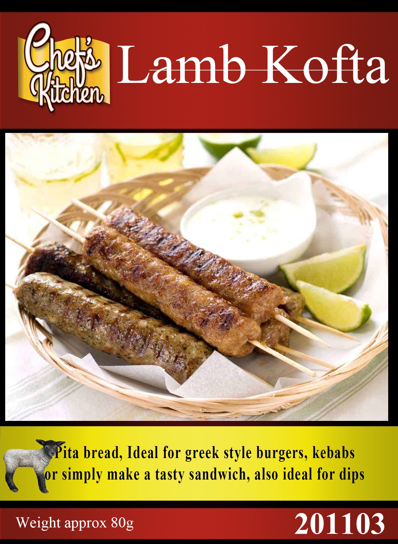 Lamb Kofta 120g (2 x 60g)