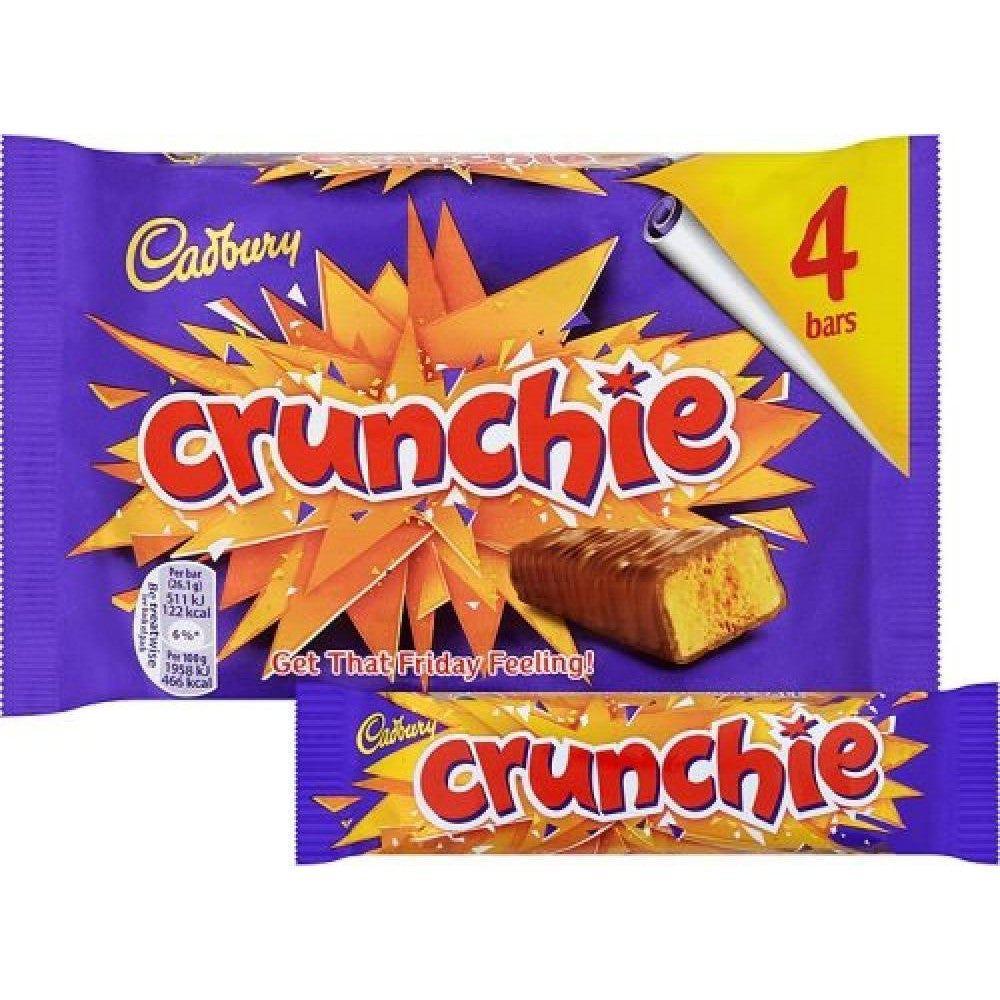 Cadbury Crunchie (4 x 26.1g Chocolate Bars) 104.4g