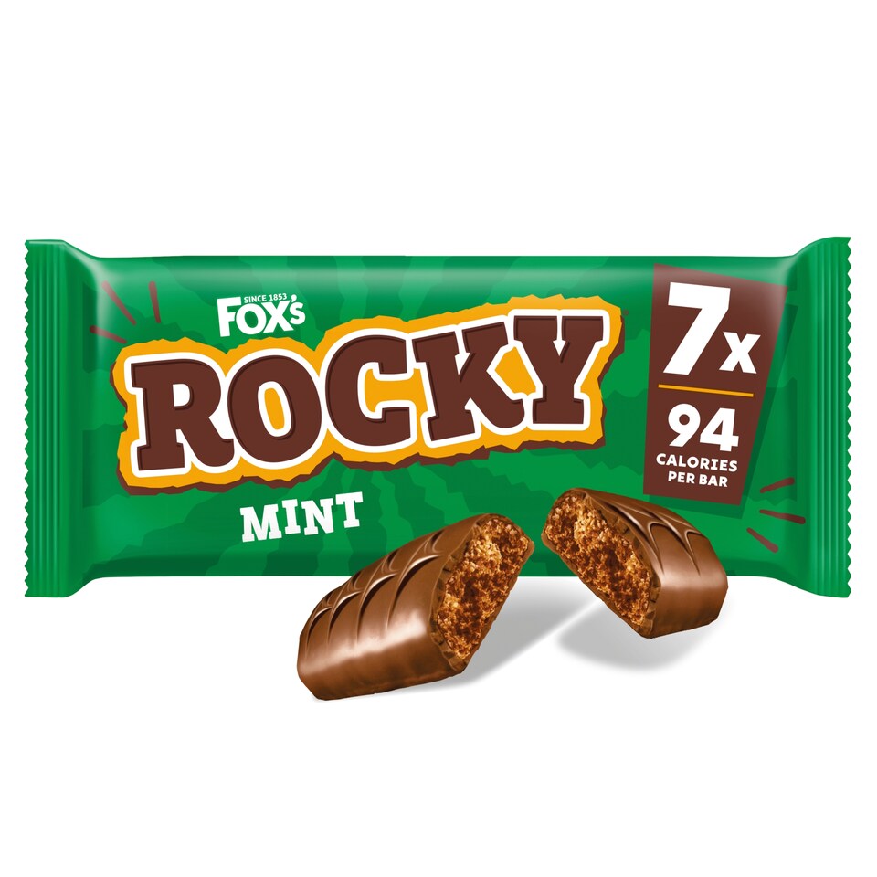 Fox's Rocky Mint Chocolate Biscuit 7 Bar 138g