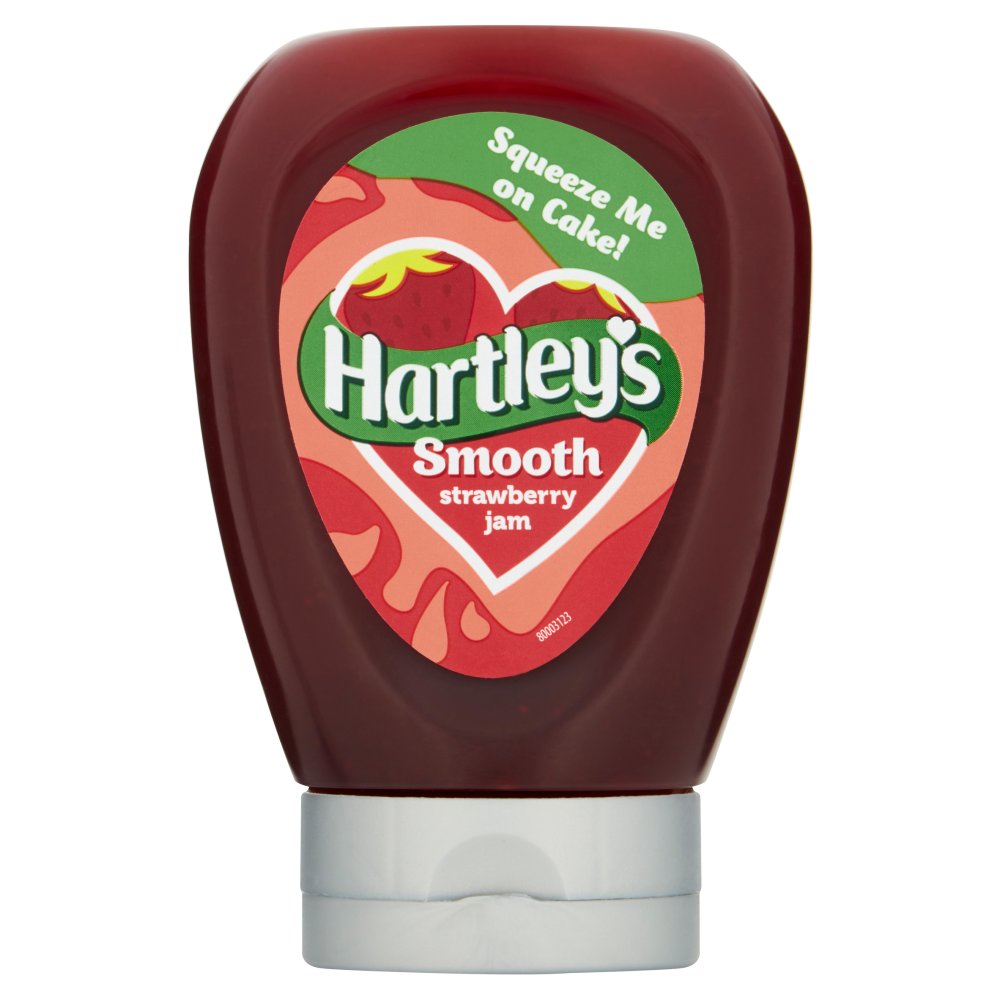 Hartleys Smooth strawberry Jam Squeezy 340g