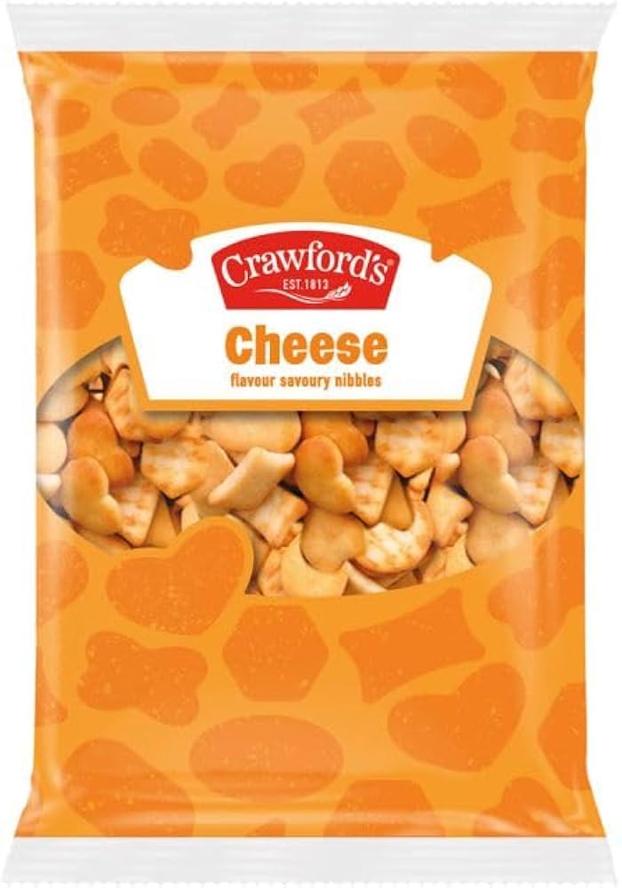 Crawfords Cheese Flavour Savoury Nibbles 250g