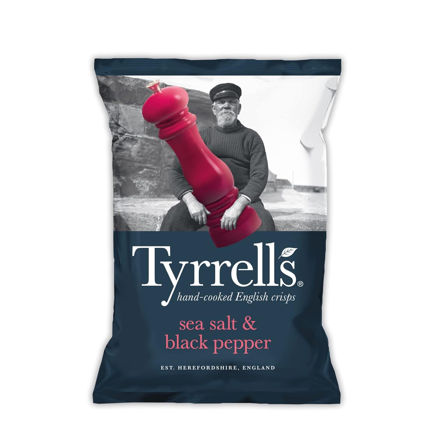 Tyrrells Sea Salt & Black Pepper Crisps 150g SUPER SALE