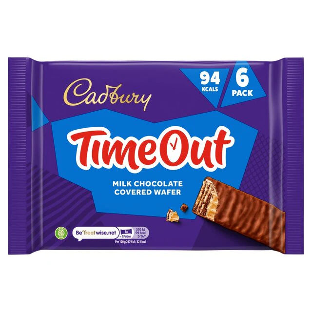 Cadbury Timeout Wafer 6*21.2g 127.2g