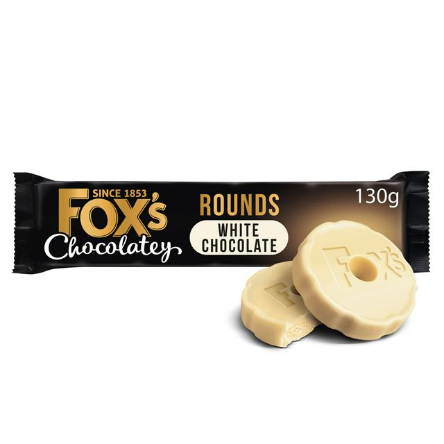 Fox's Chocolatey White Chocolate Rounds 130g