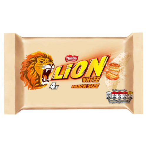 Nestle Lion White Bar 4 Pack 120g