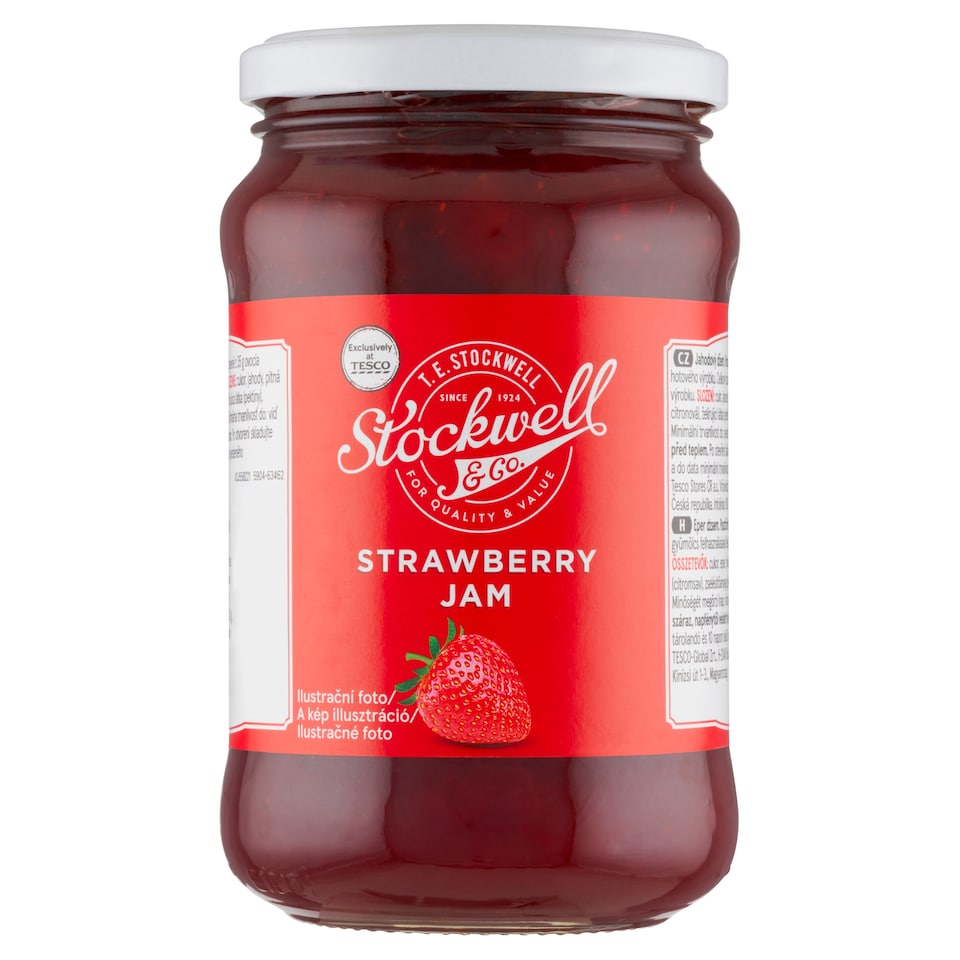 Stockwell & Co Strawberry Jam 454g