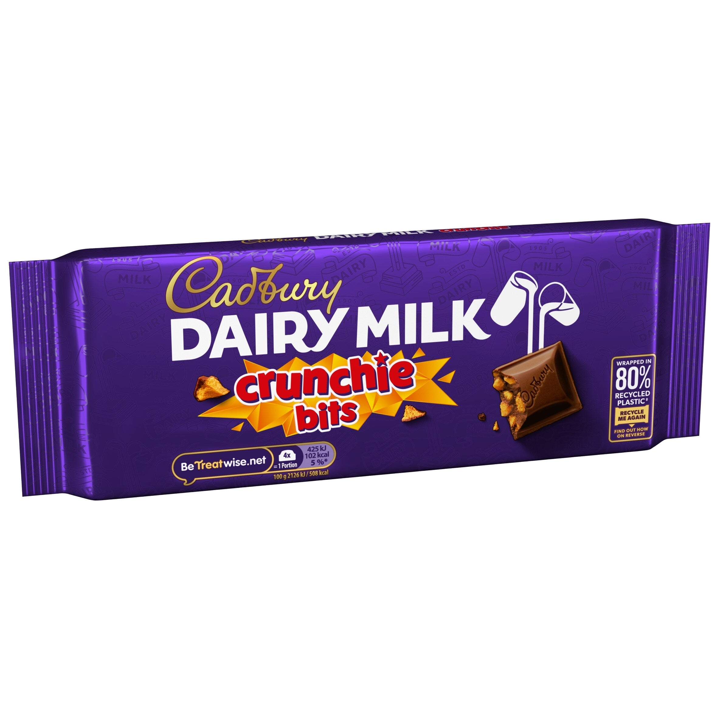 Cadbury Dairy Milk Crunchie Bits Chocolate Bar 180g