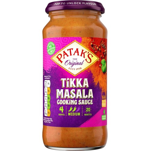Pataks Tikka Masala Curry Sauce 450g