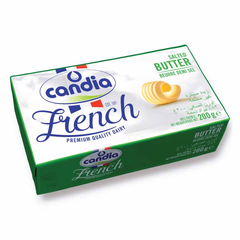 Candia Salted Butter 80% 200g