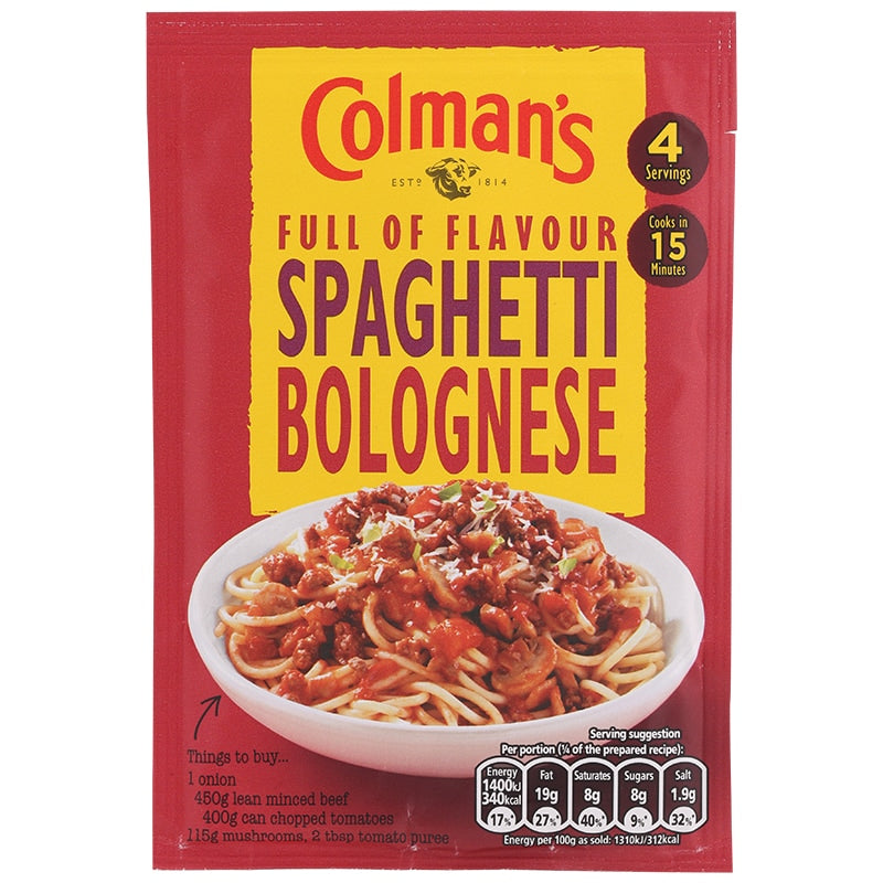 Colman's Spaghetti Bolognese Mix 44g