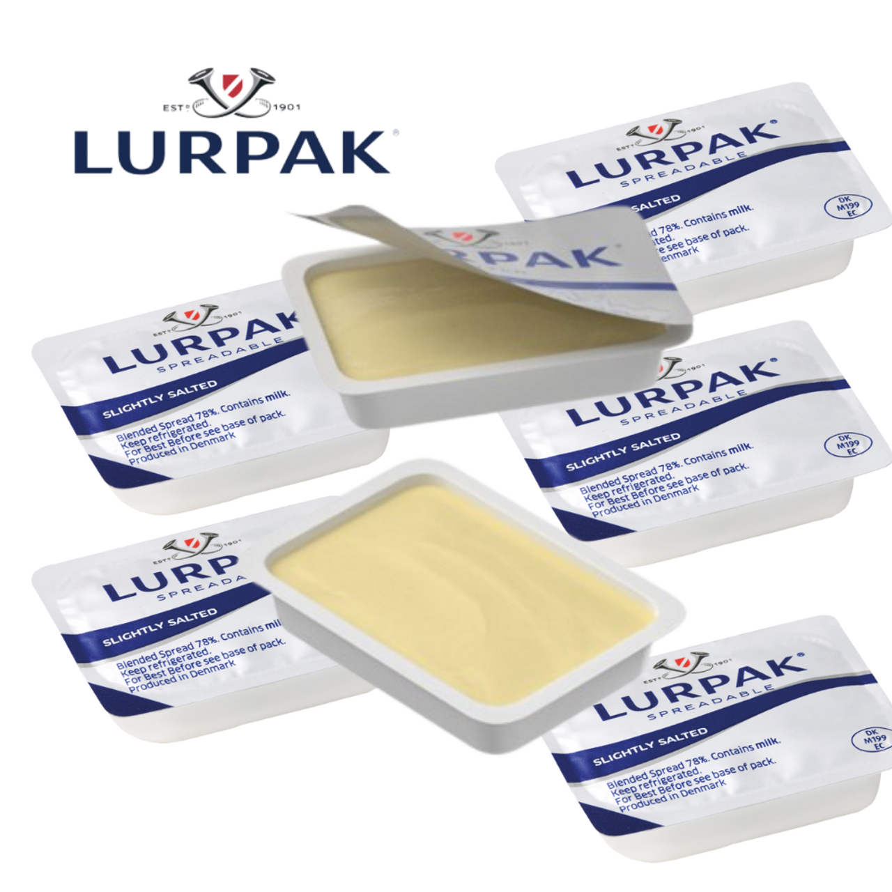 Lurpak Salted Butter Portions 100 x 8g (800g)