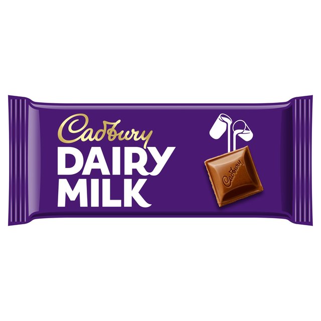 Cadburys dairy milk chocolate bar 110g (UK IMPORT)