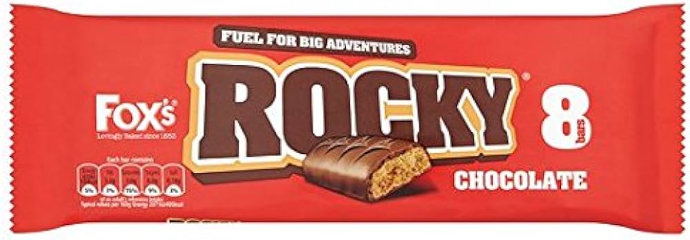 Fox's Rocky Chocolate Bars 8 Pack 168g
