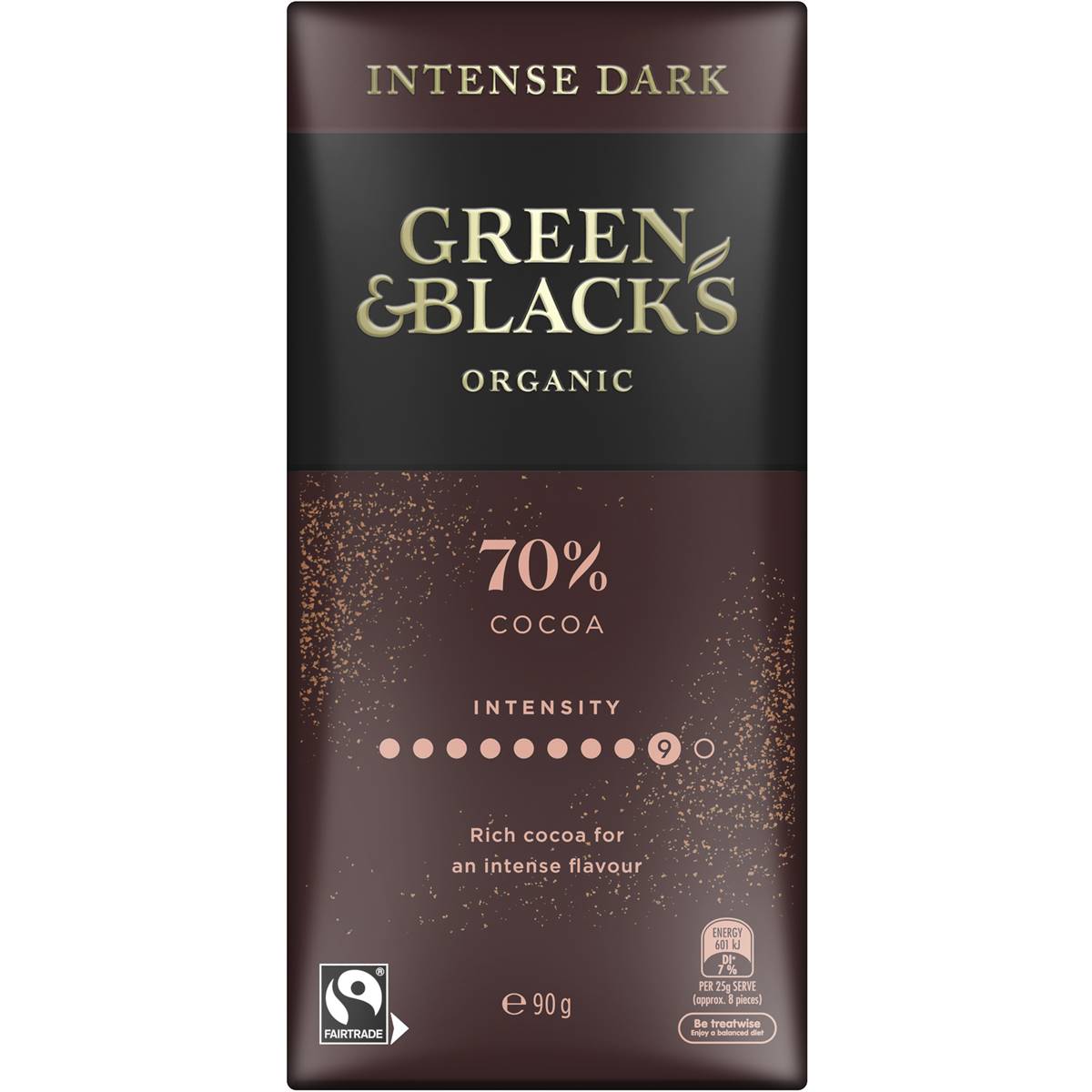 Green & Black Organic 70% Dark Chocolate 90g