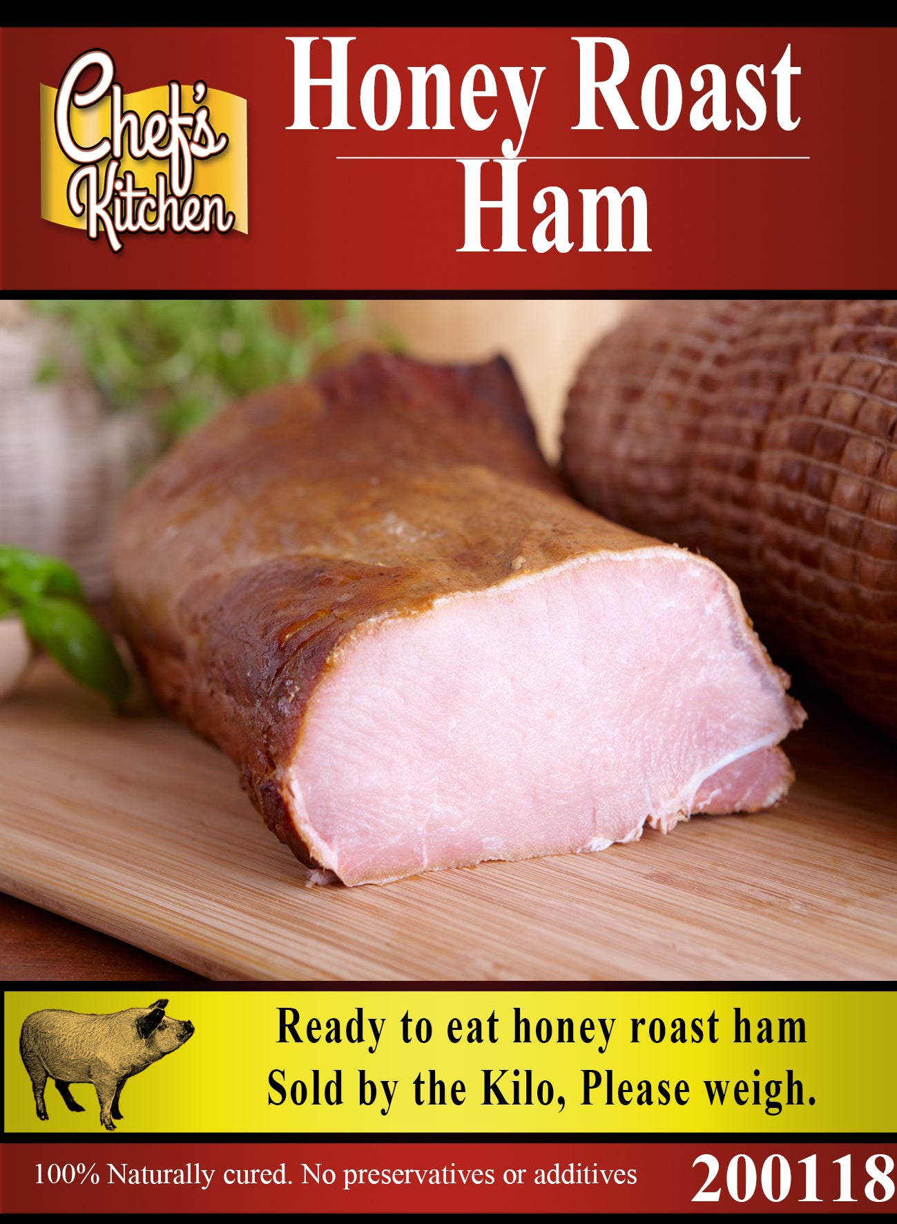Honey roast ham BULK purchase 1kg