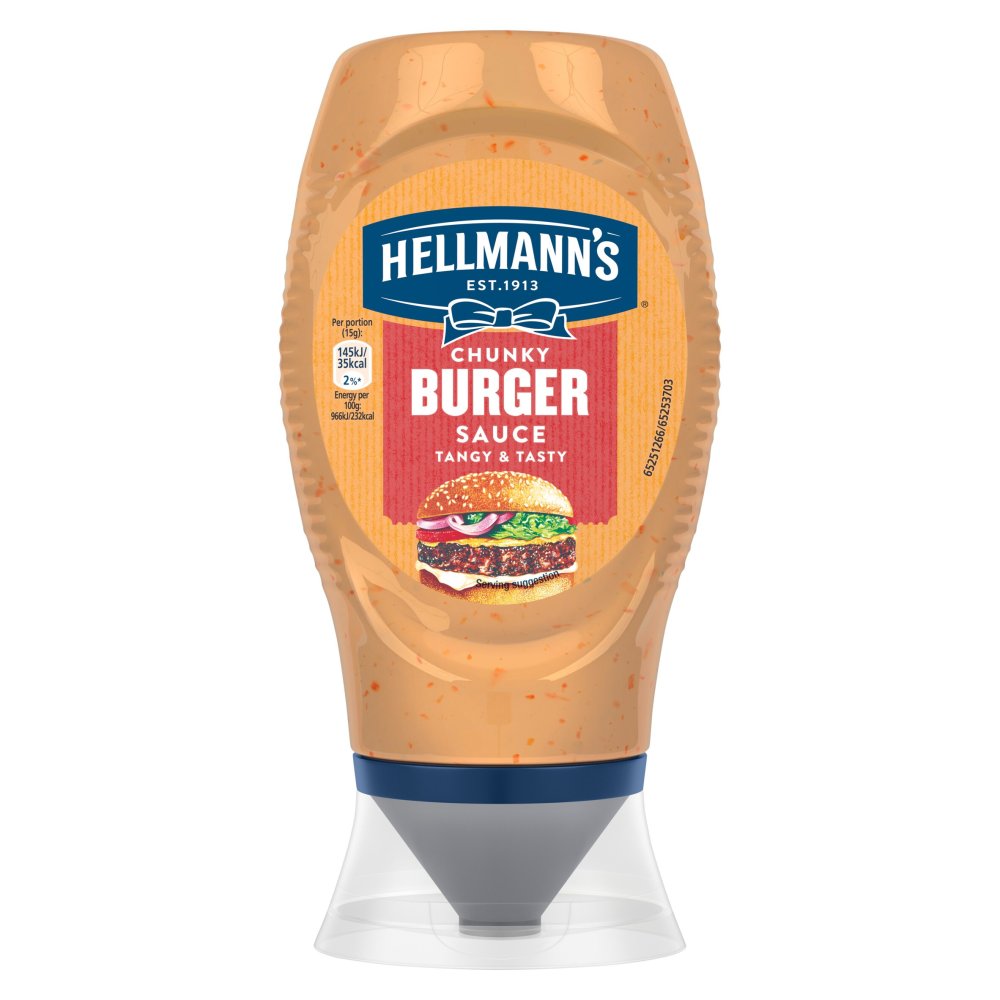 Hellmanns Chunky Burger Sauce 250g