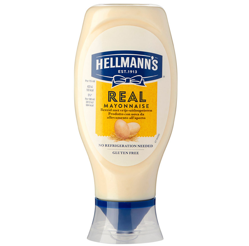Hellmann's Real Mayonnaise squeezy 430ml