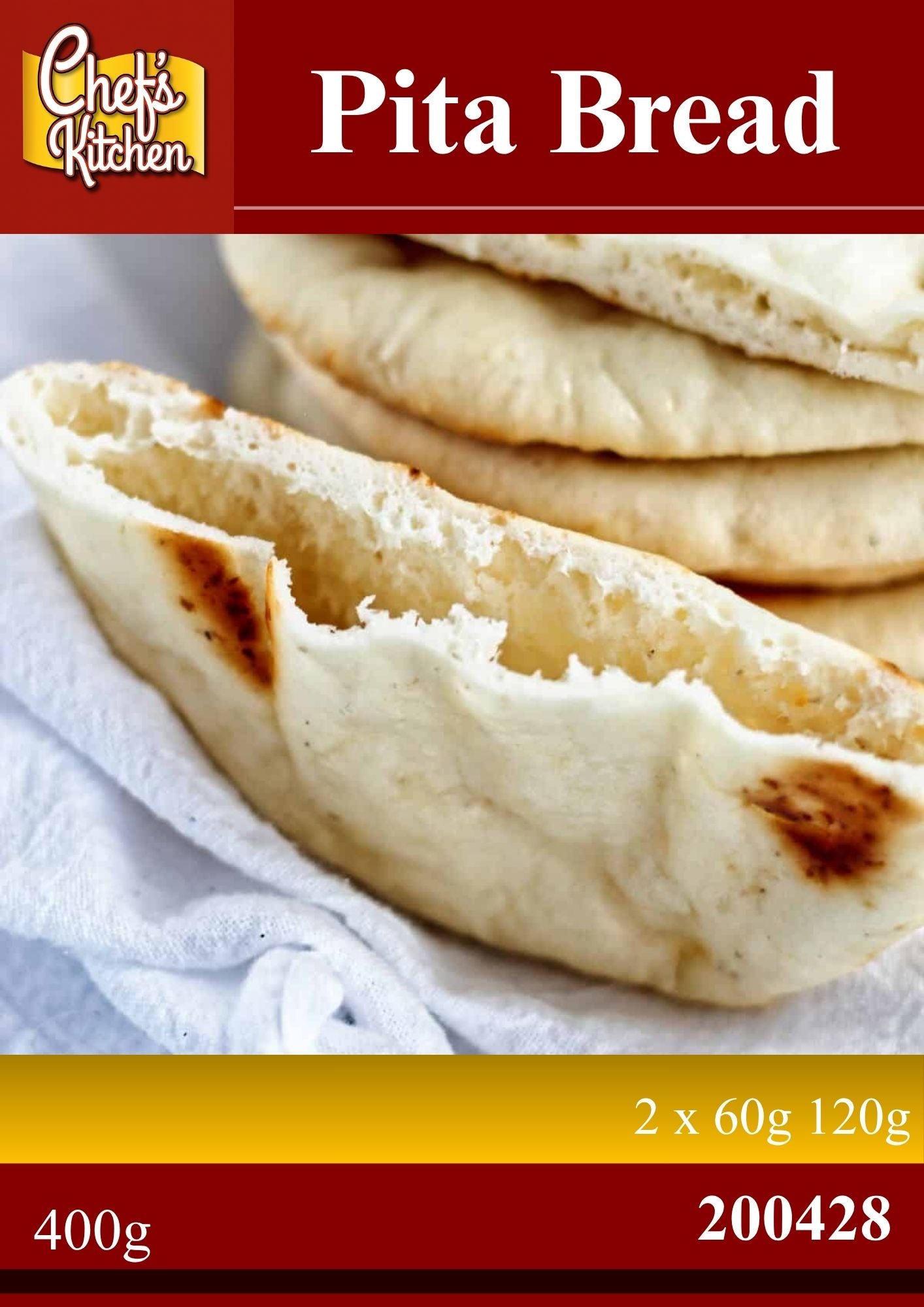 Pita Bread 2 x 60g – 120g