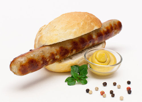 Theuringer Bratwurst sausage GIANT 11" x 2 (280g - Pork)
