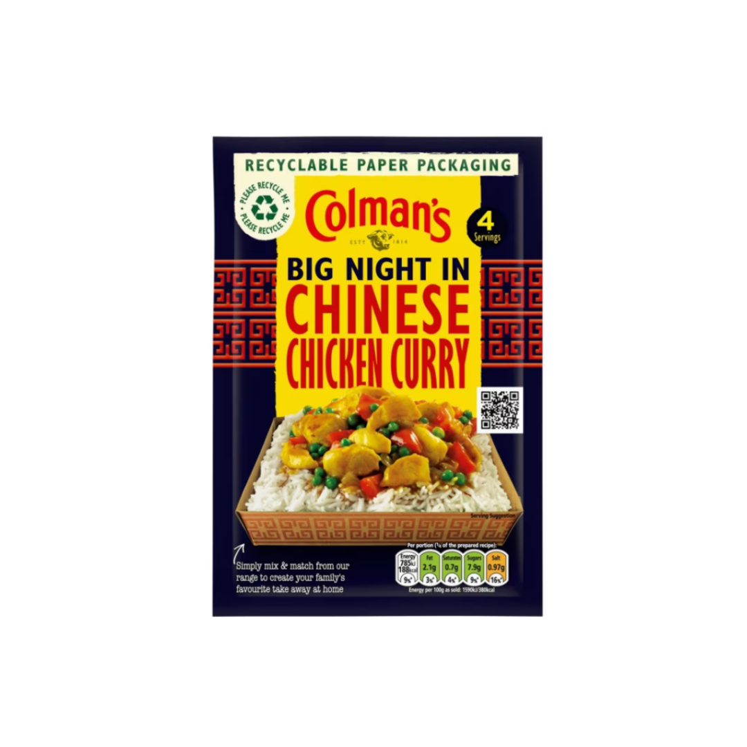 Colmans Recipe Mix Chinese Chicken Curry 47g