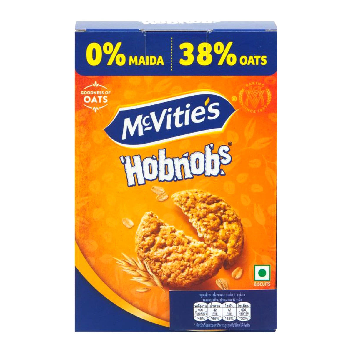 McVities Hobnobs Oat Cookies Box 153.85g