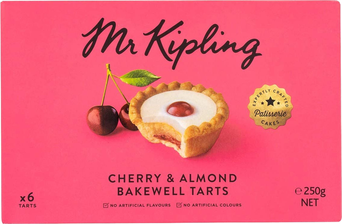 Mr Kipling Cherry Almond Bakewell 6 Pack 250g