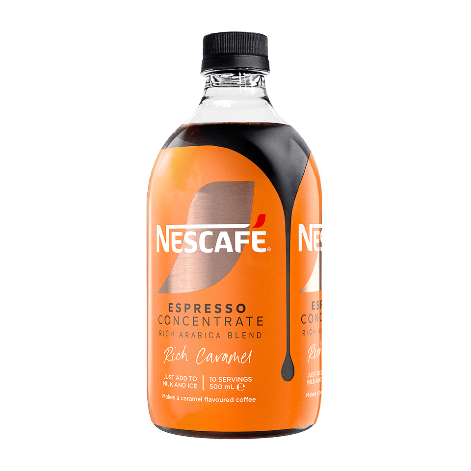 Nescafe Espresso Concentrated Iced Caramel 500ml Makes 16 cups